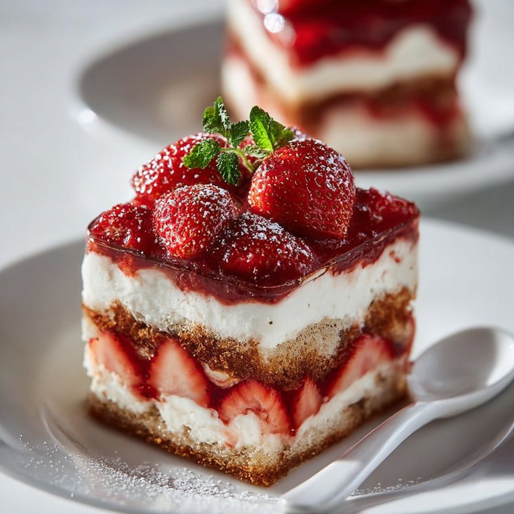 No-Bake Strawberry Tiramisu