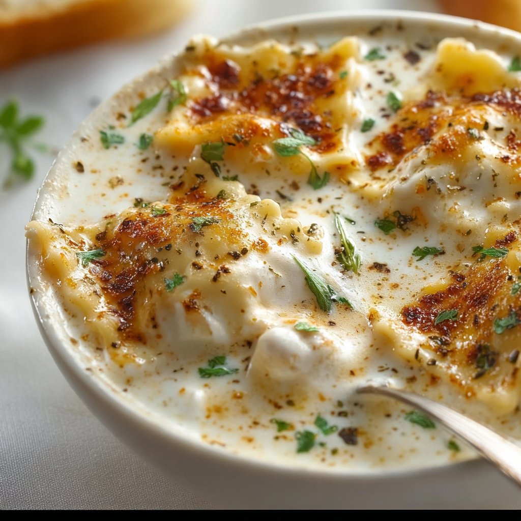 White Lasagna Soup