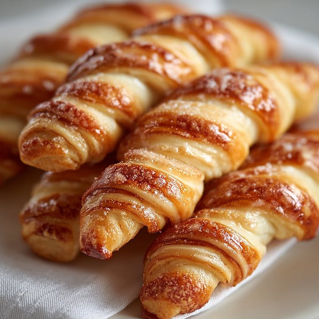 Cinnamon Crescent Roll Twists