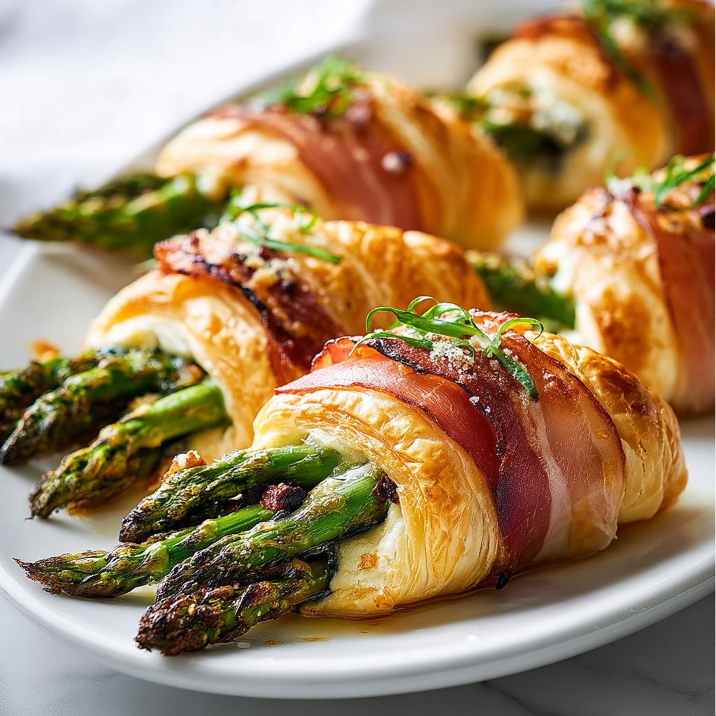 Prosciutto Asparagus Puff Pastry Bundles 1 Prosciutto Asparagus Puff Pastry Bundles