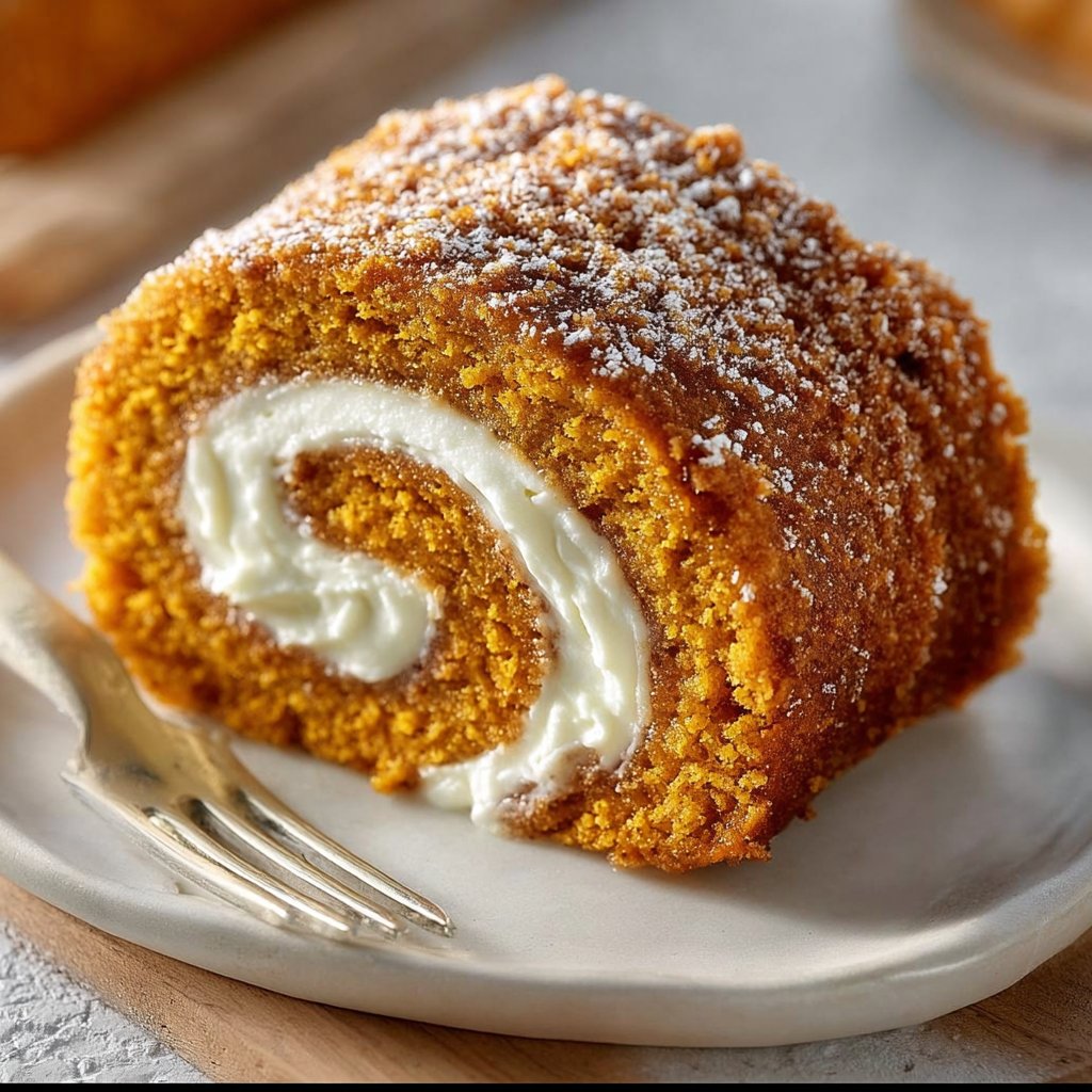 Mouthwatering Pumpkin Spice Roll Cake