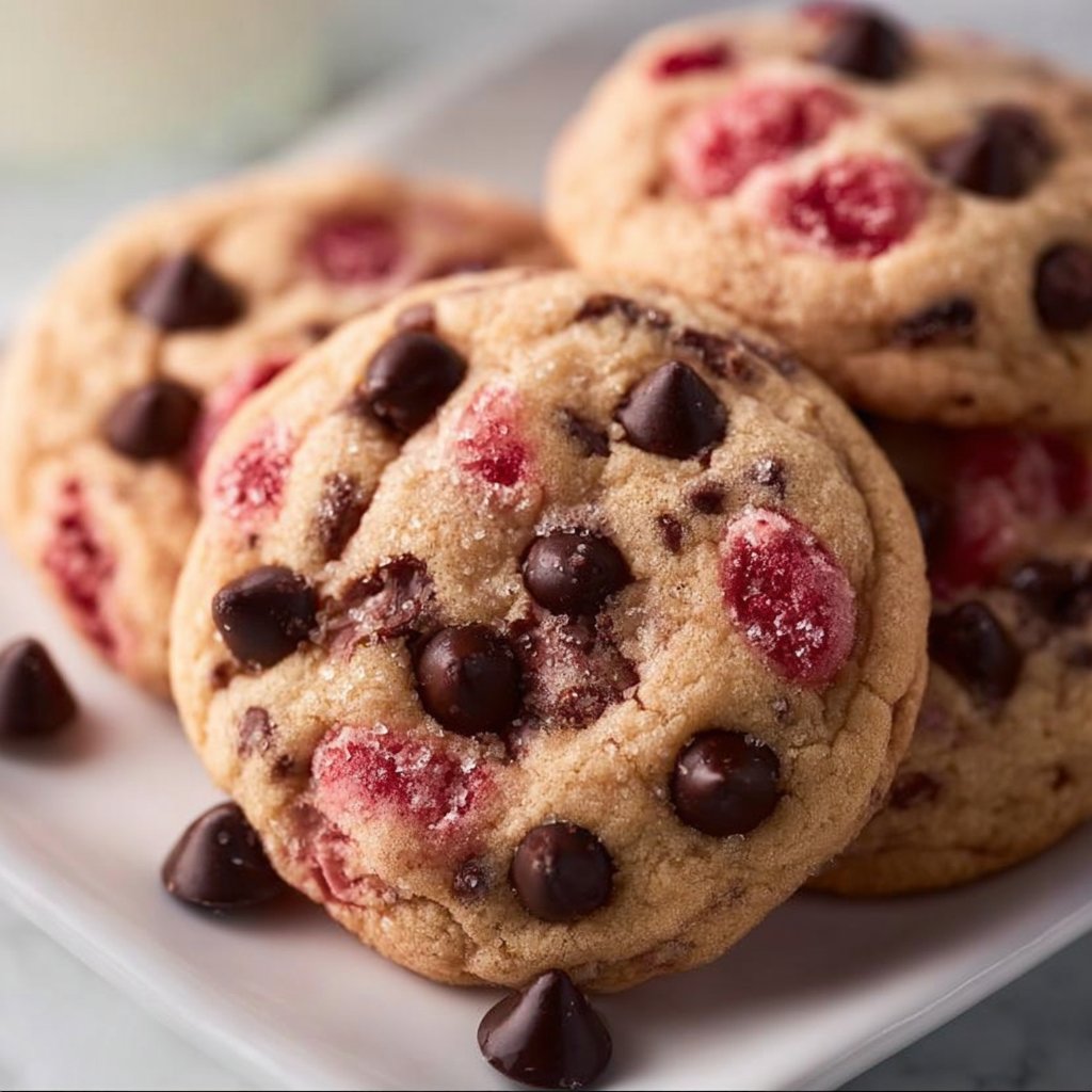 Maraschino Cherry Chocolate Chip Cookies Recipe