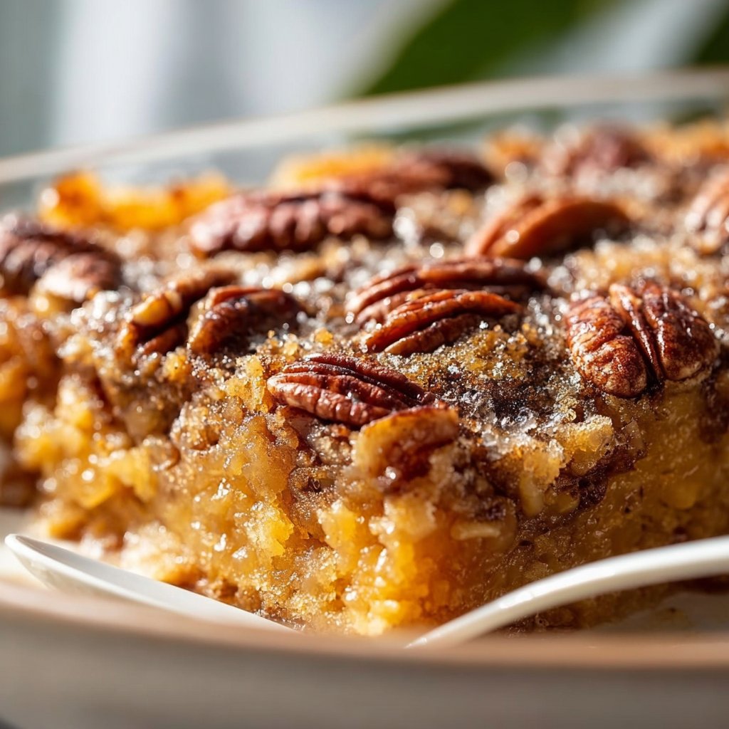 Gooey Pecan Pie Dump Cake