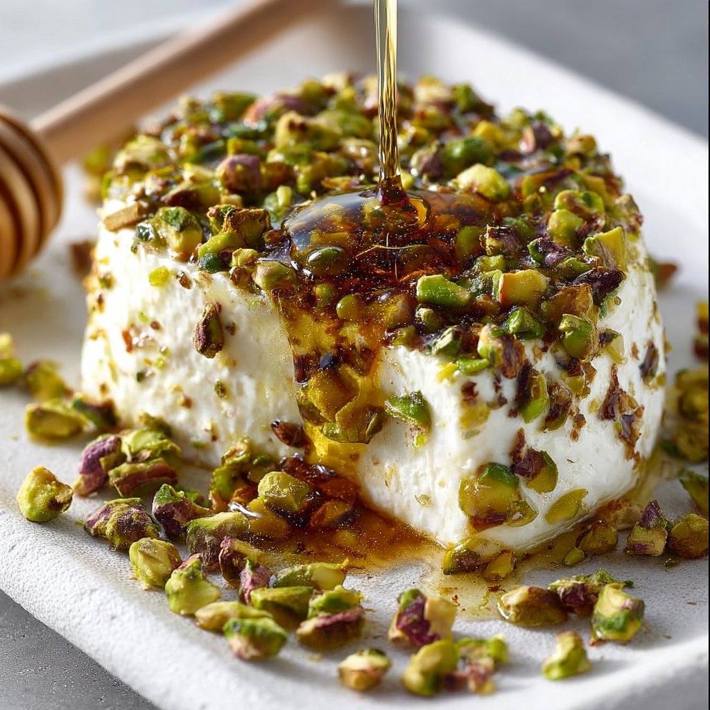 Boursin with Pistachios & Honey