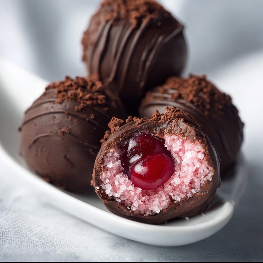 Cherry Mash Truffles