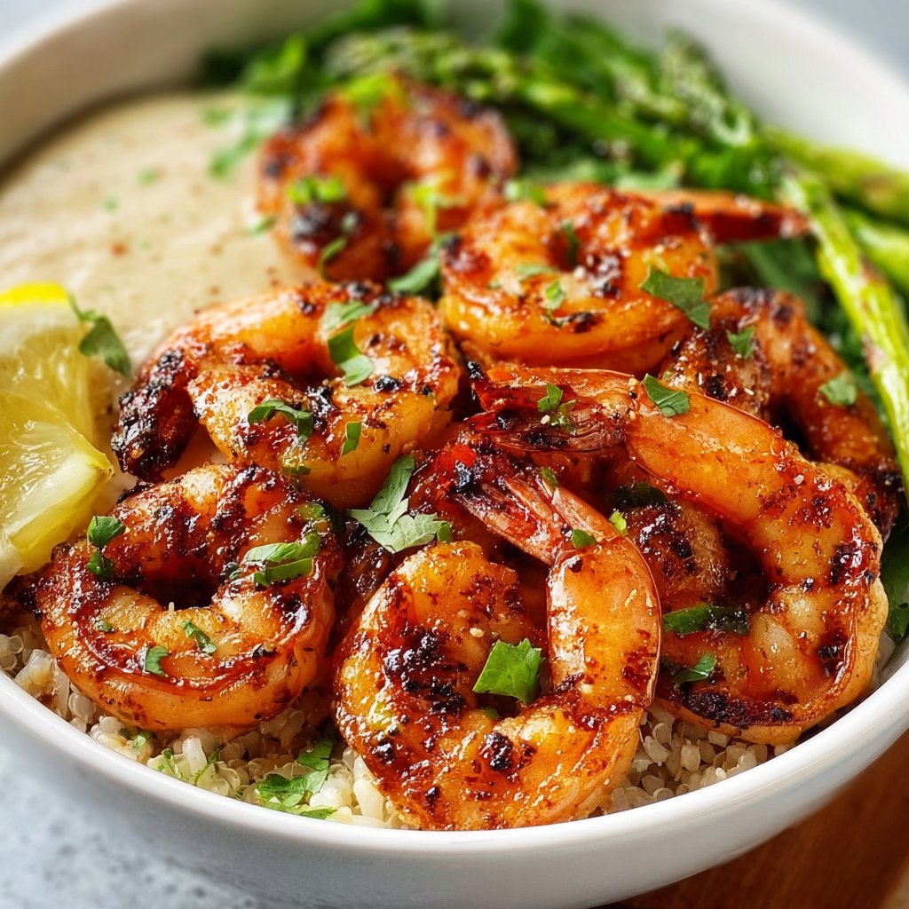 Grilled Shrimp Bowl 1 Grilled Shrimp Bowl