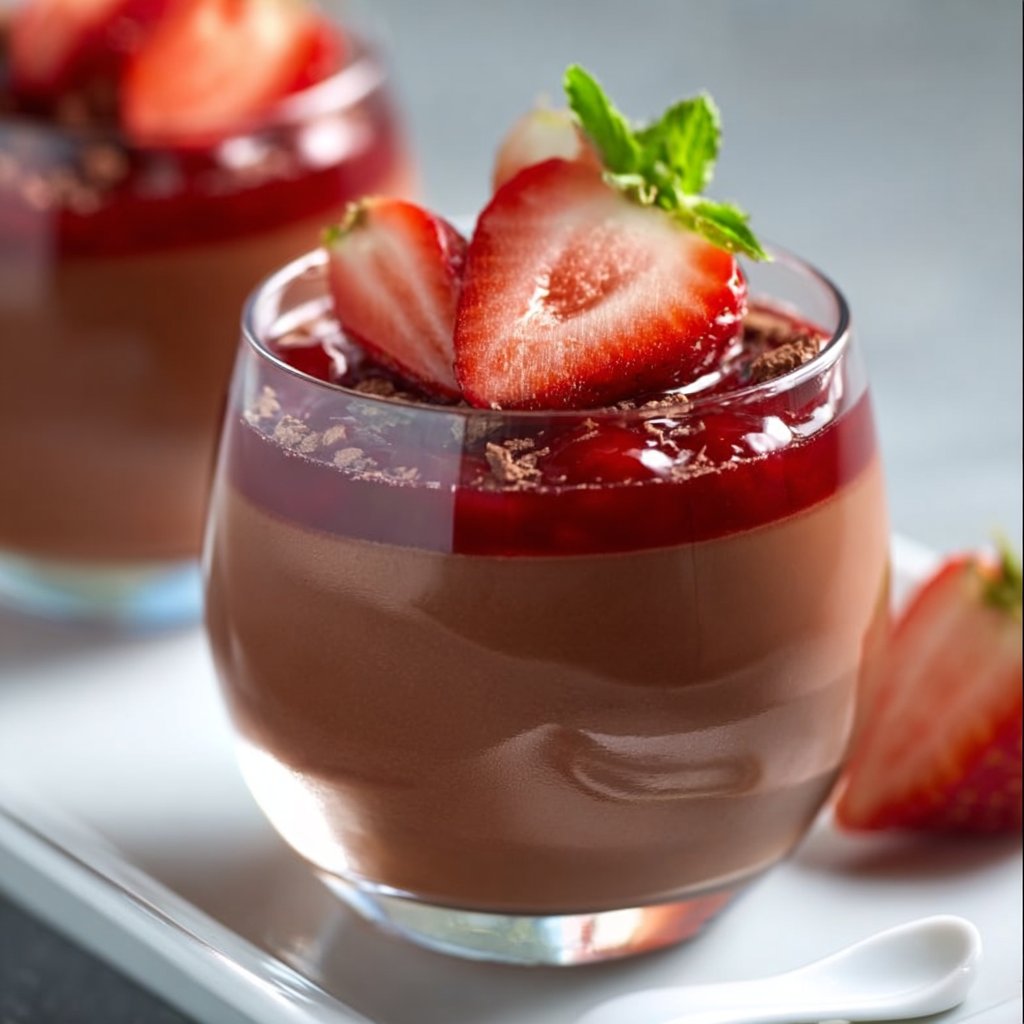 Chocolate Strawberry Parfait