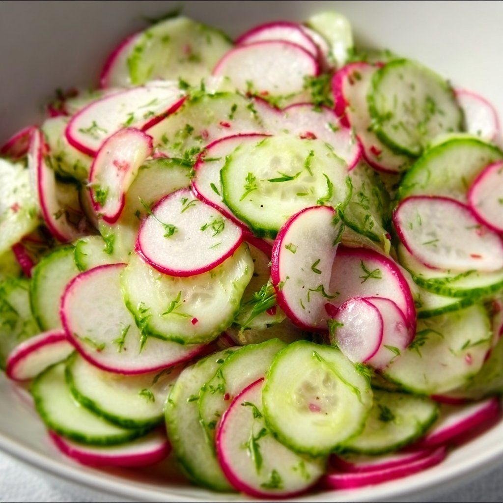 Cucumber Radish Salad