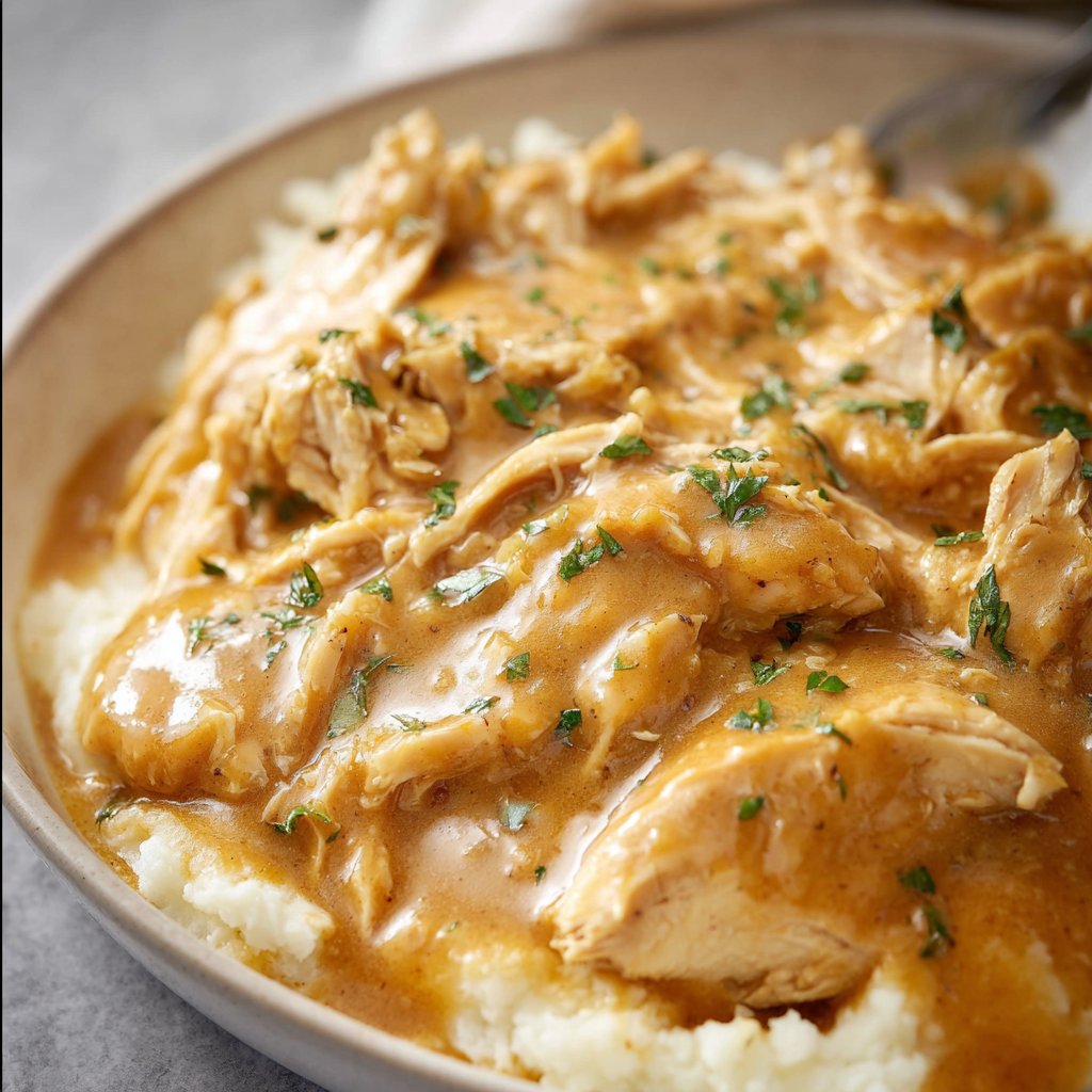Crockpot Chicken & Gravy