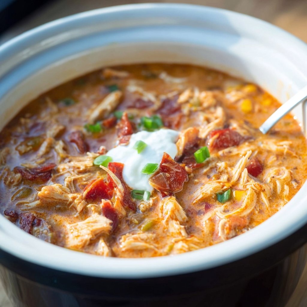 Crock Pot Buffalo Chicken Chili