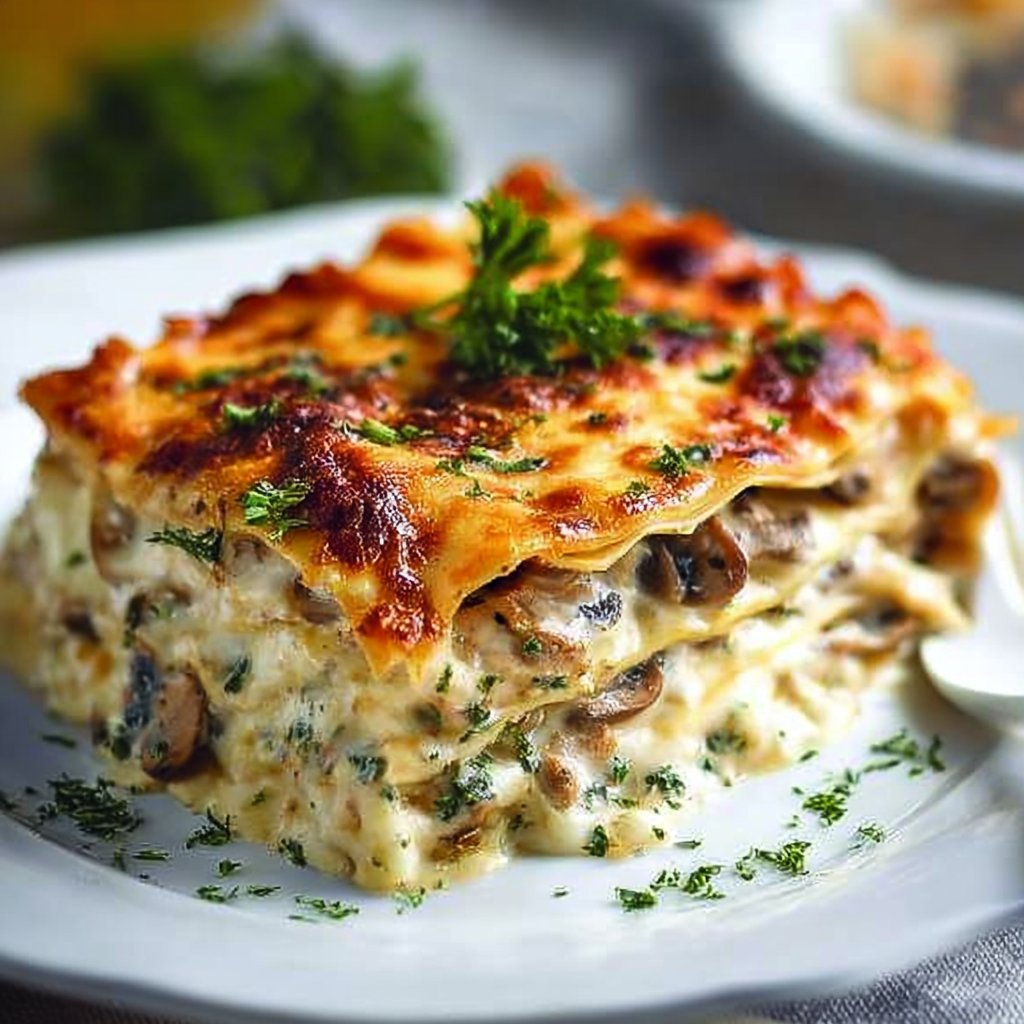 Mushroom Lasagna