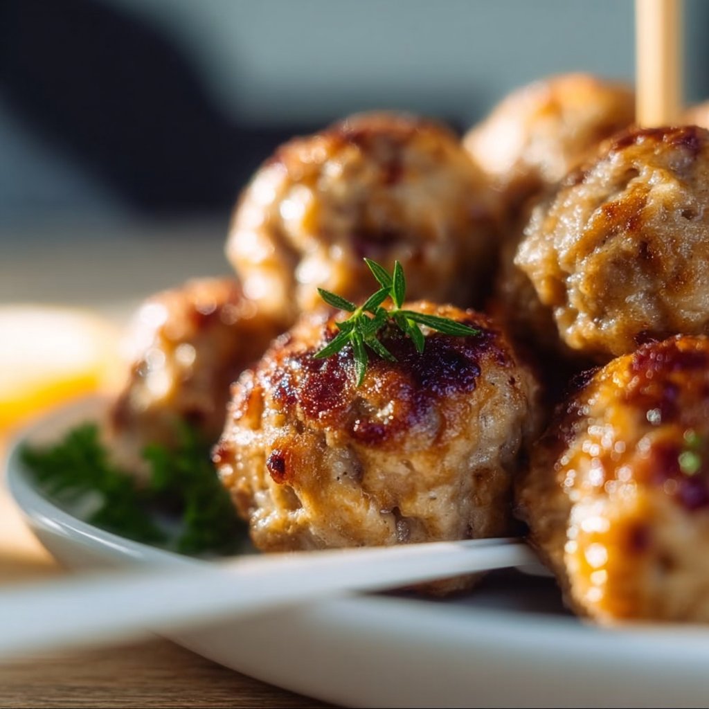 Stuffing Sausage Balls