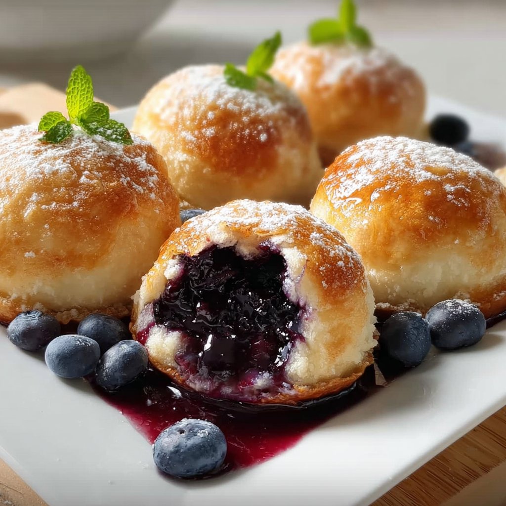 Blueberry Pie Bombs