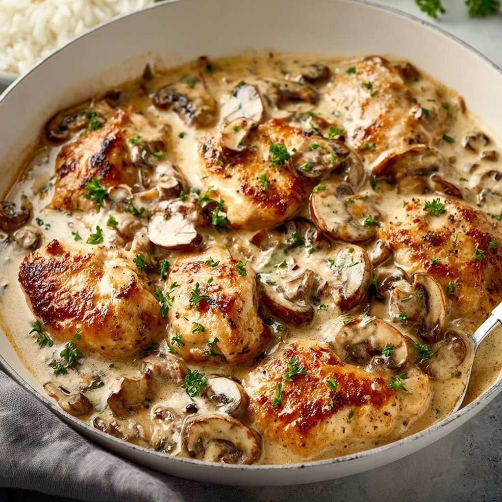 Creamy Mushroom Chicken