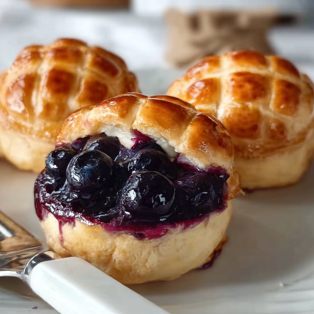 Blueberry Pie Bombs