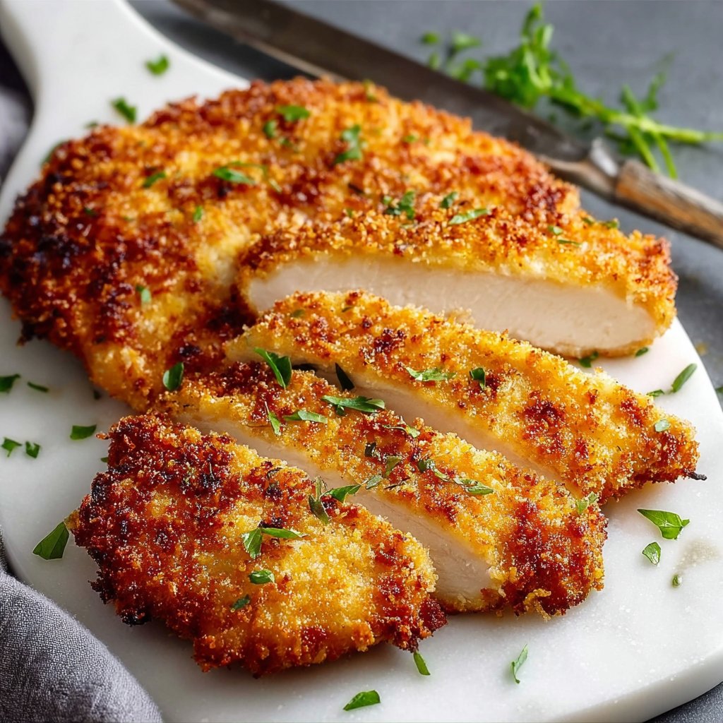 Air Fryer Parmesan Crusted Chicken 1 Air Fryer Parmesan Crusted Chicken