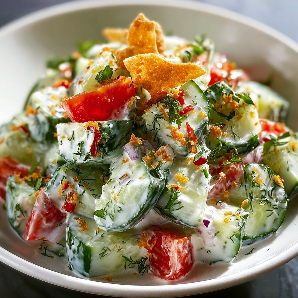 Cucumber Ranch Crack Salad
