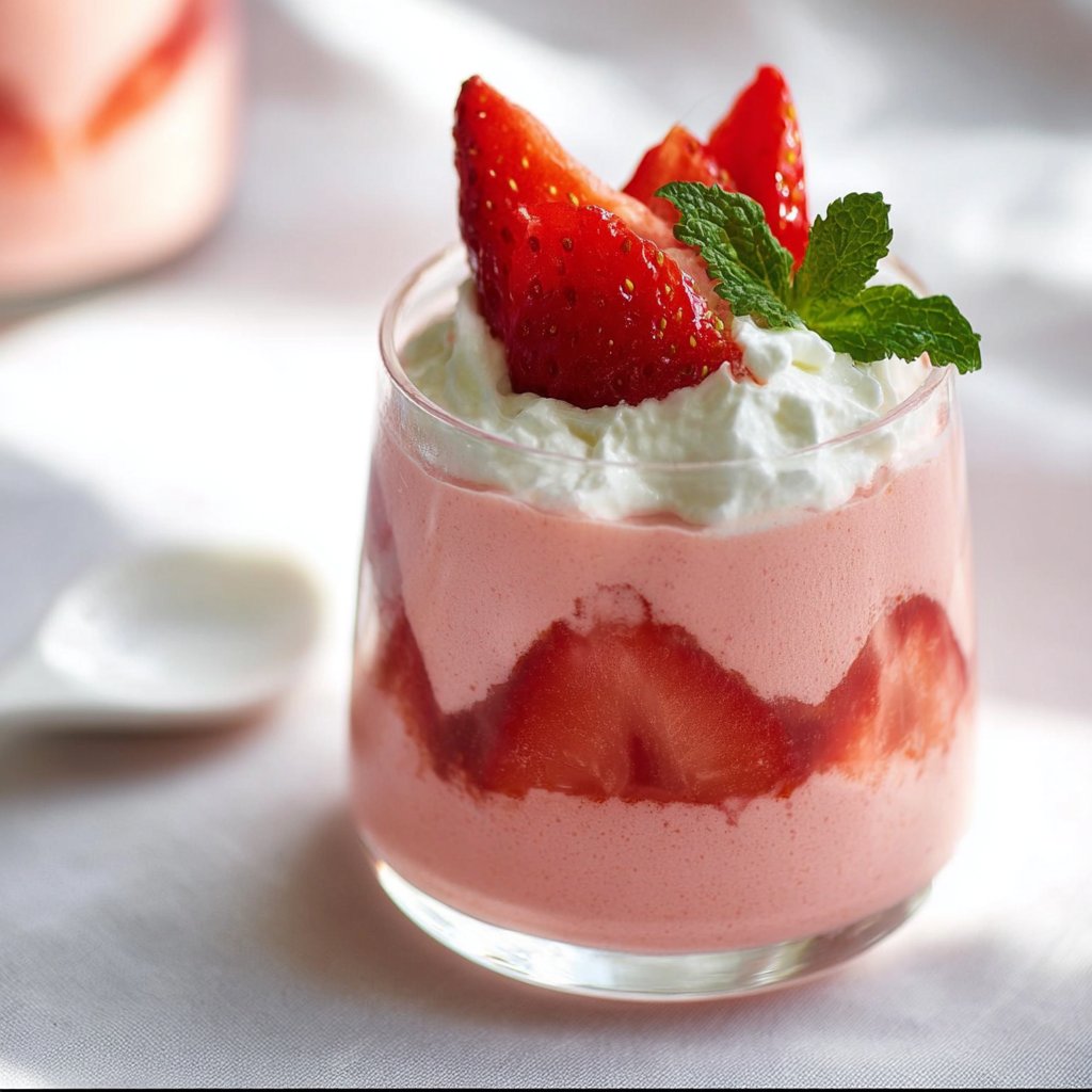 Strawberry Mousse Without Gelatin Or Whipped Cream