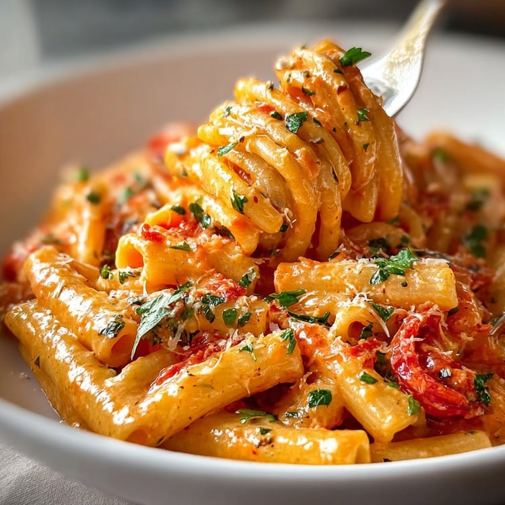 Creamy Tomato Garlic Pasta