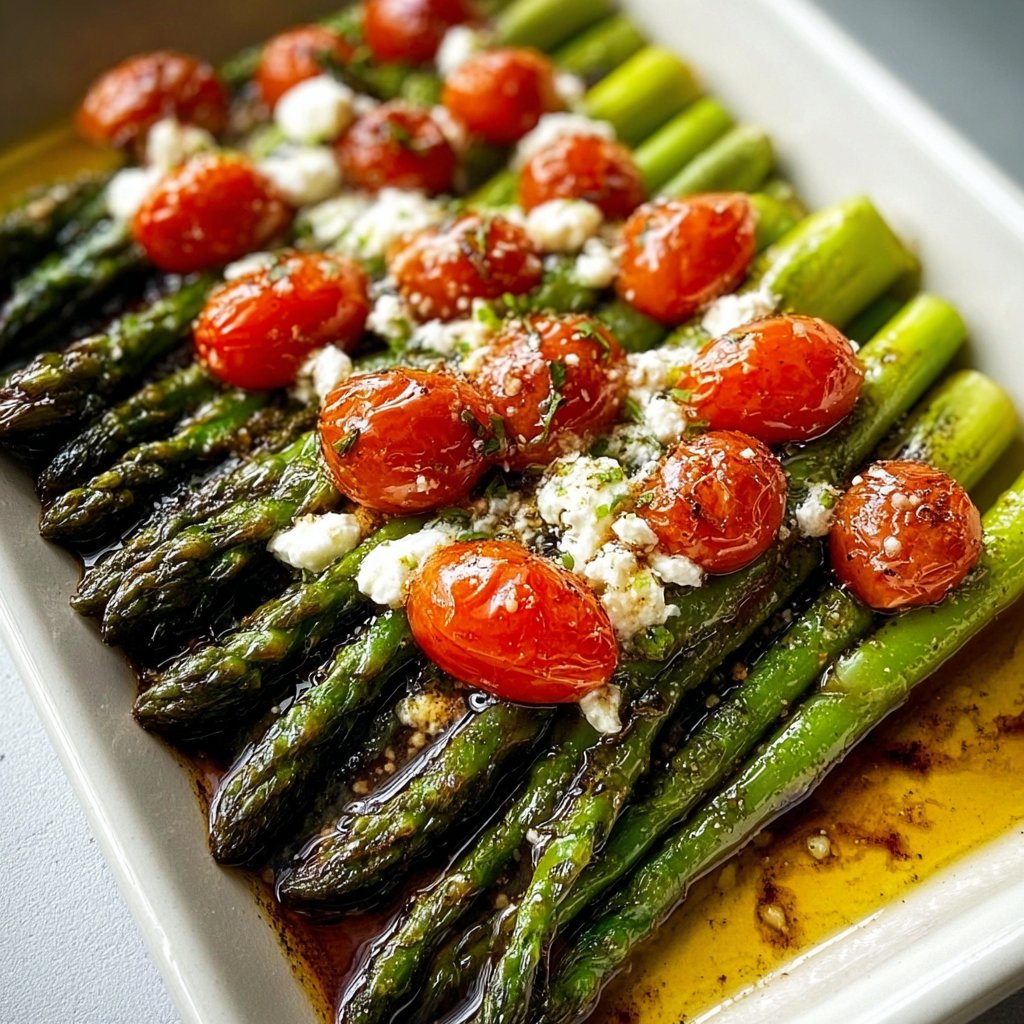 Caprese Roasted Asparagus