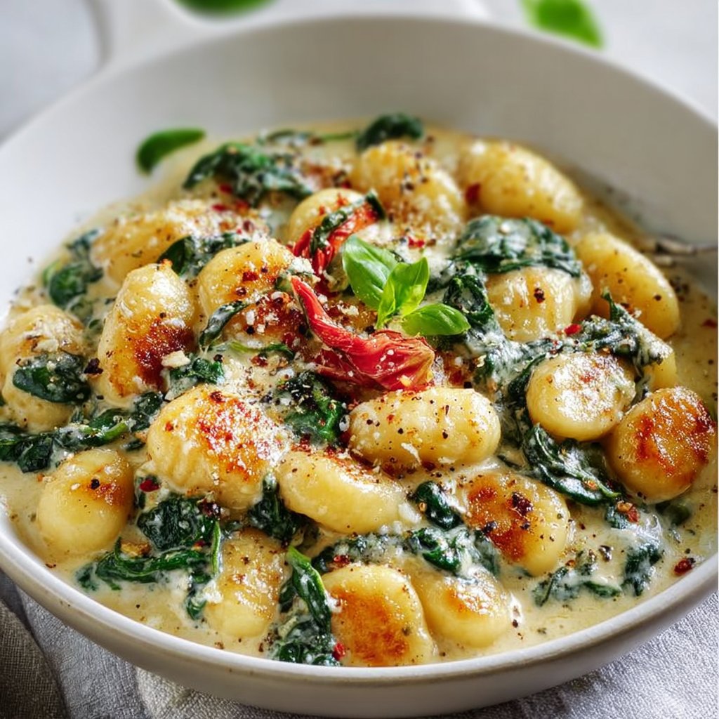 Creamy Vegan Gnocchi Skillet
