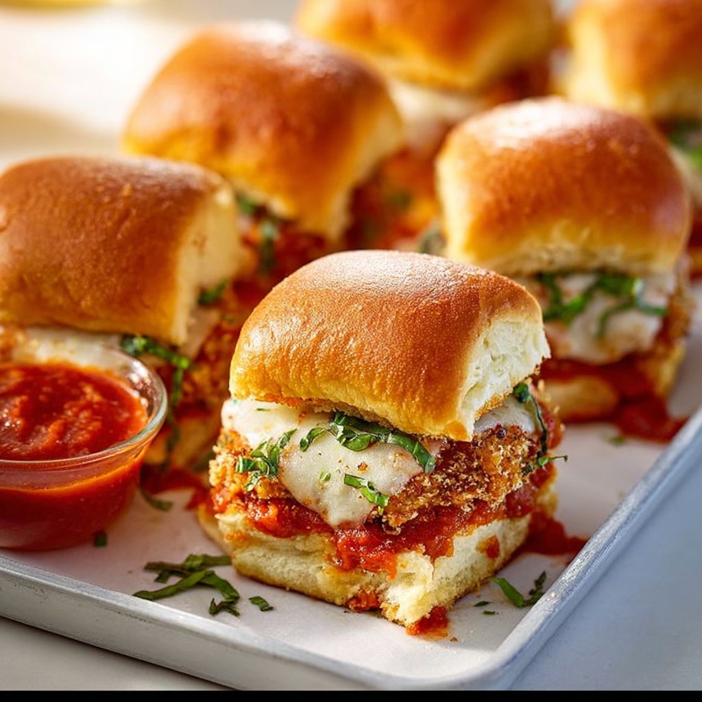 Chicken Parmesan Sliders
