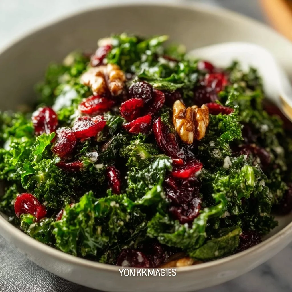 10-Minute Kale and Cranberry Salad That’s Ridiculously Delicious