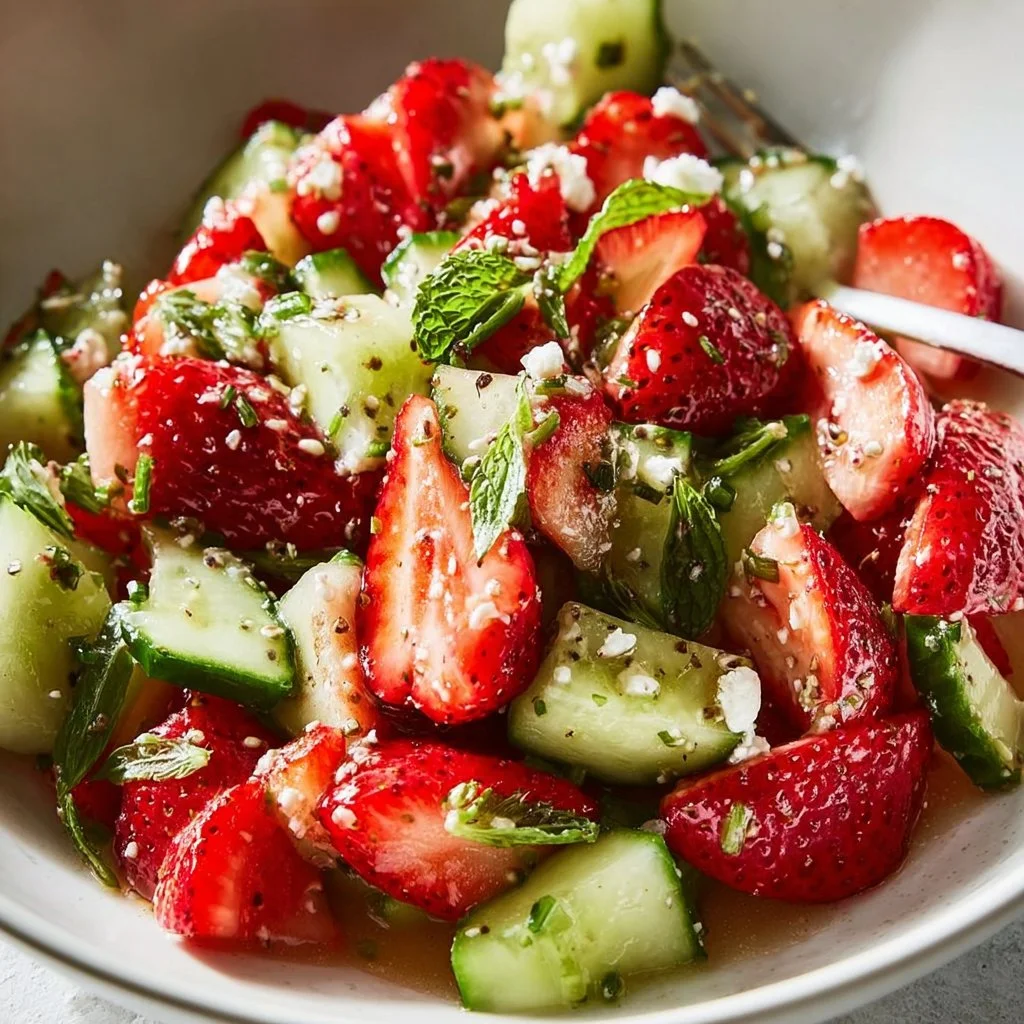 20-Minute Strawberry Cucumber Salad