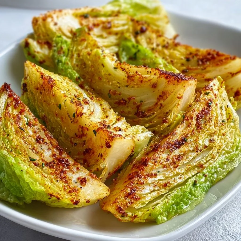 Air Fryer Cabbage Wedges
