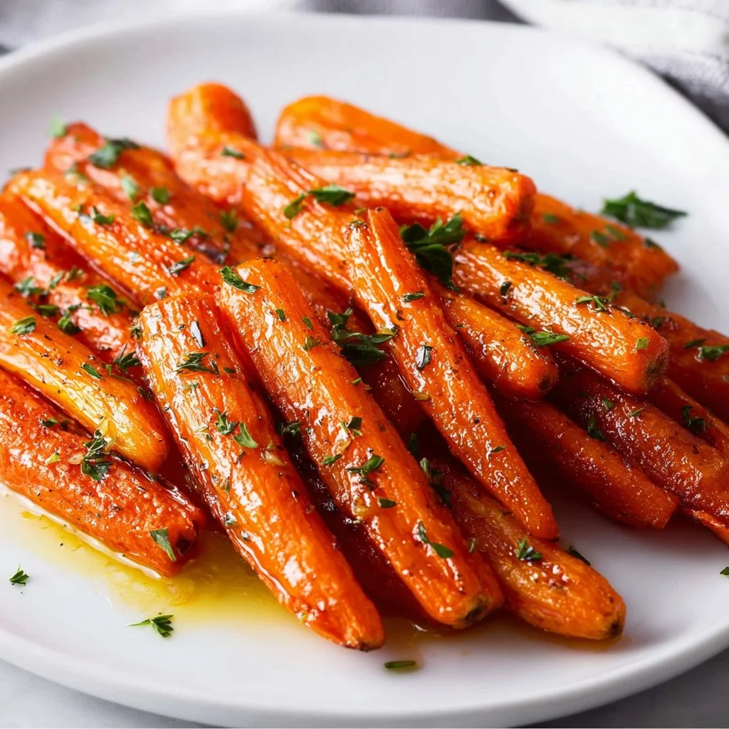 Air Fryer Carrots with Honey Garlic Butter