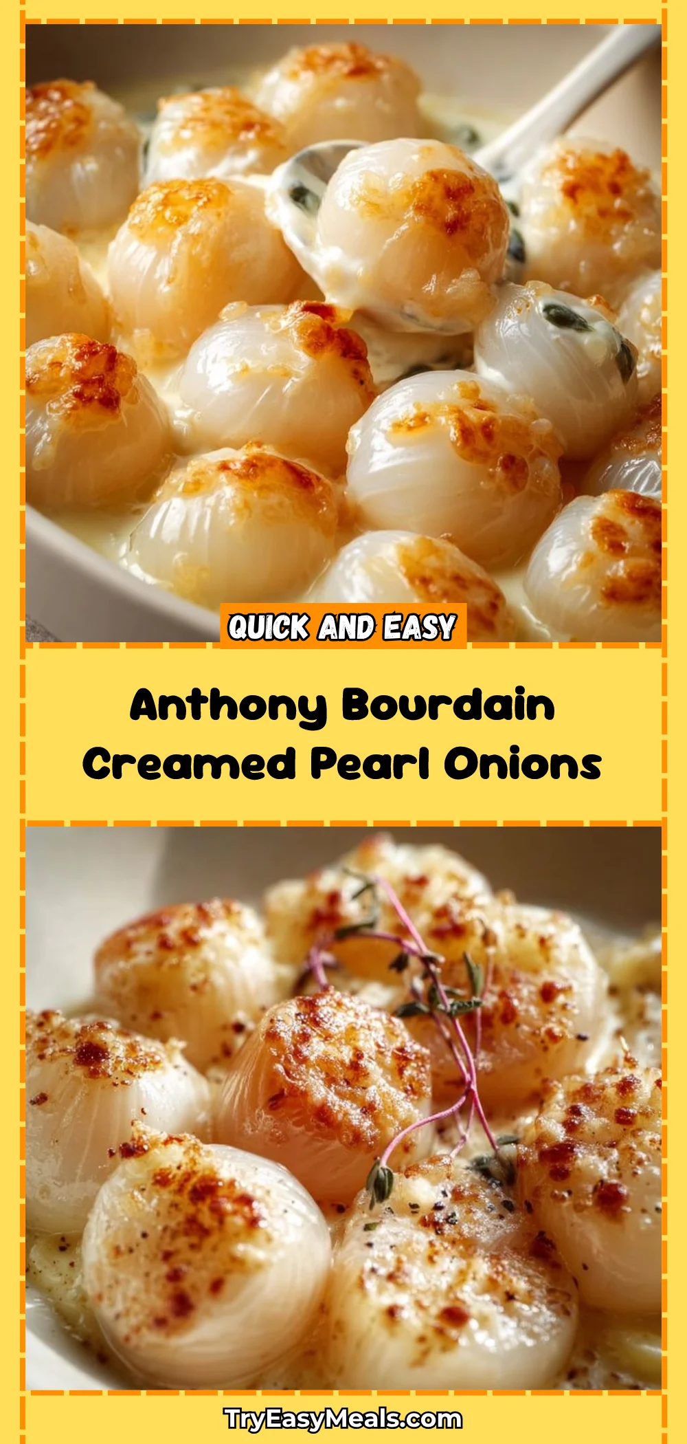 Anthony Bourdain Creamed Pearl Onions