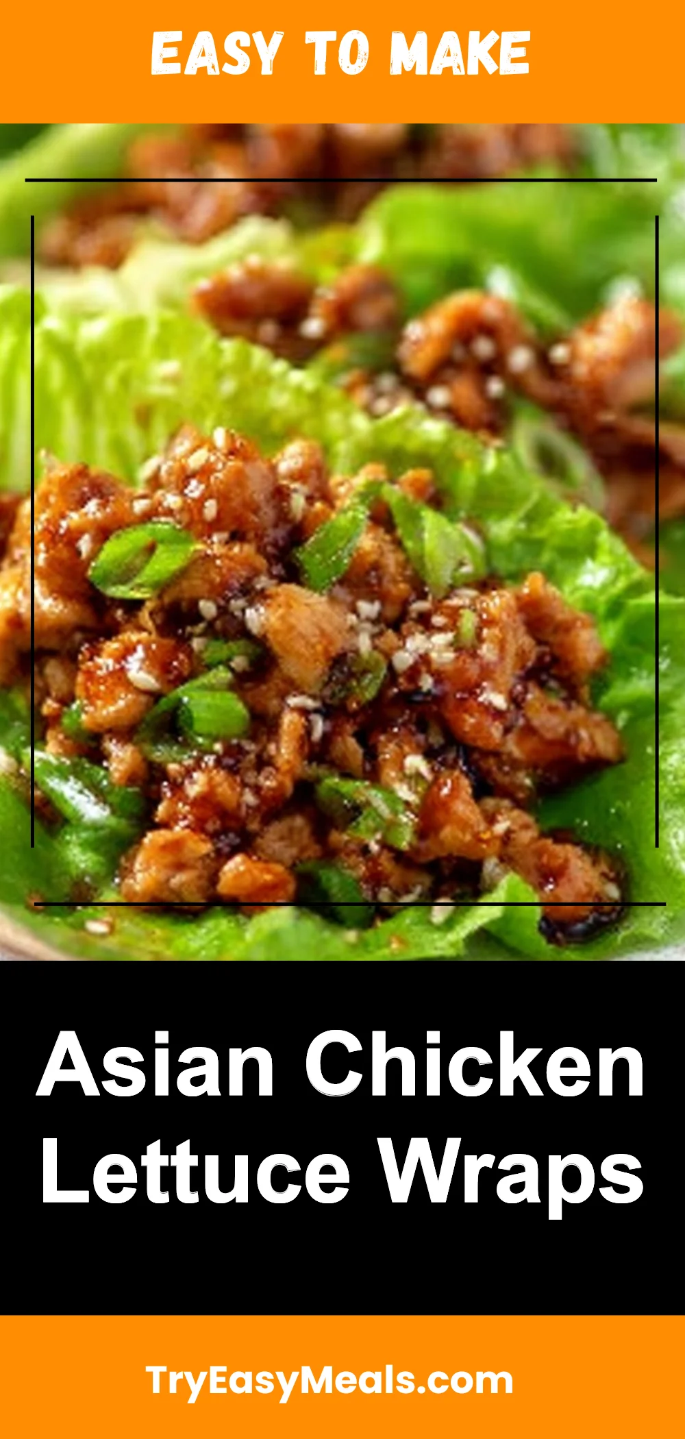 Asian Chicken Lettuce Wraps