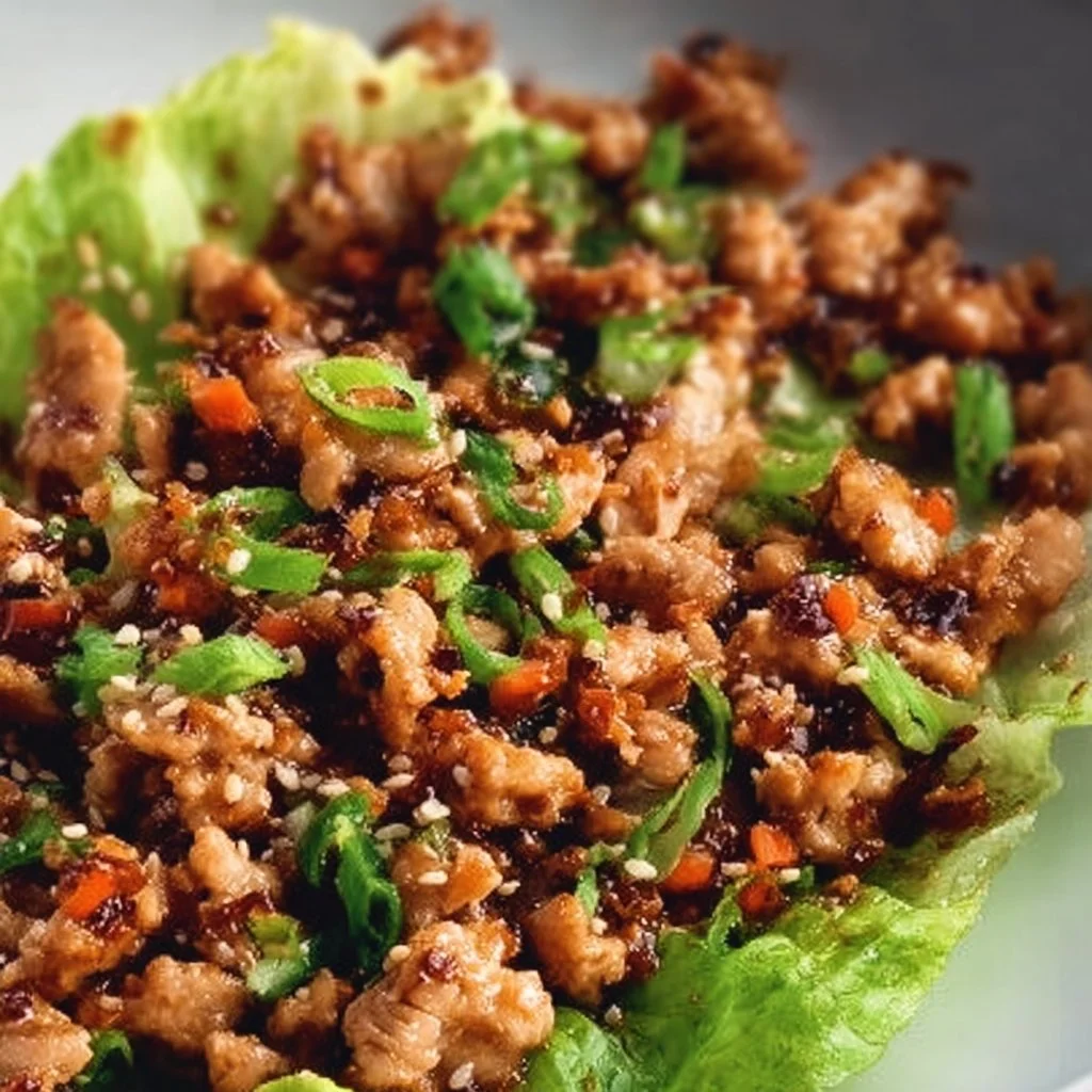 Quick and Healthy Asian Chicken Lettuce Wraps Recipe