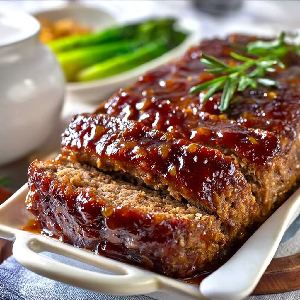 Asian-inspired Meatloaf with Hoisin and Soy Sauce