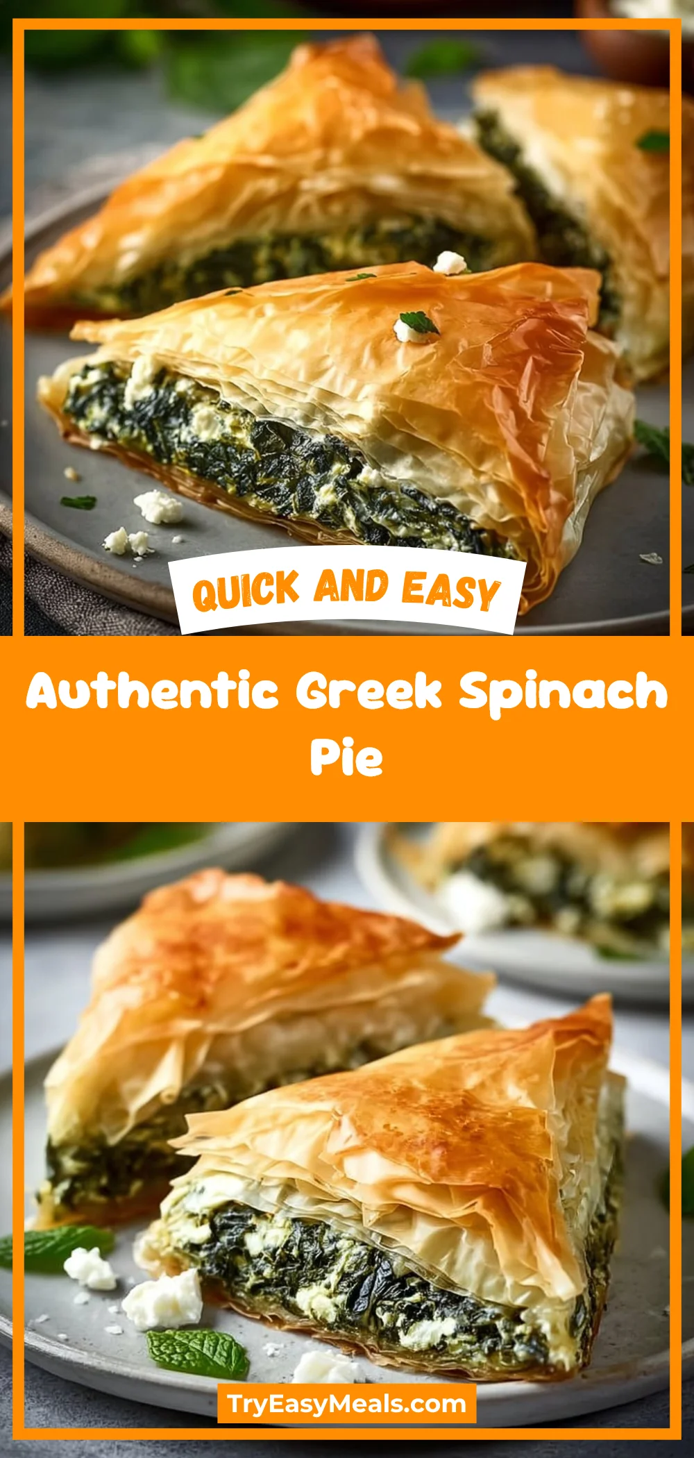 Authentic Greek Spinach Pie