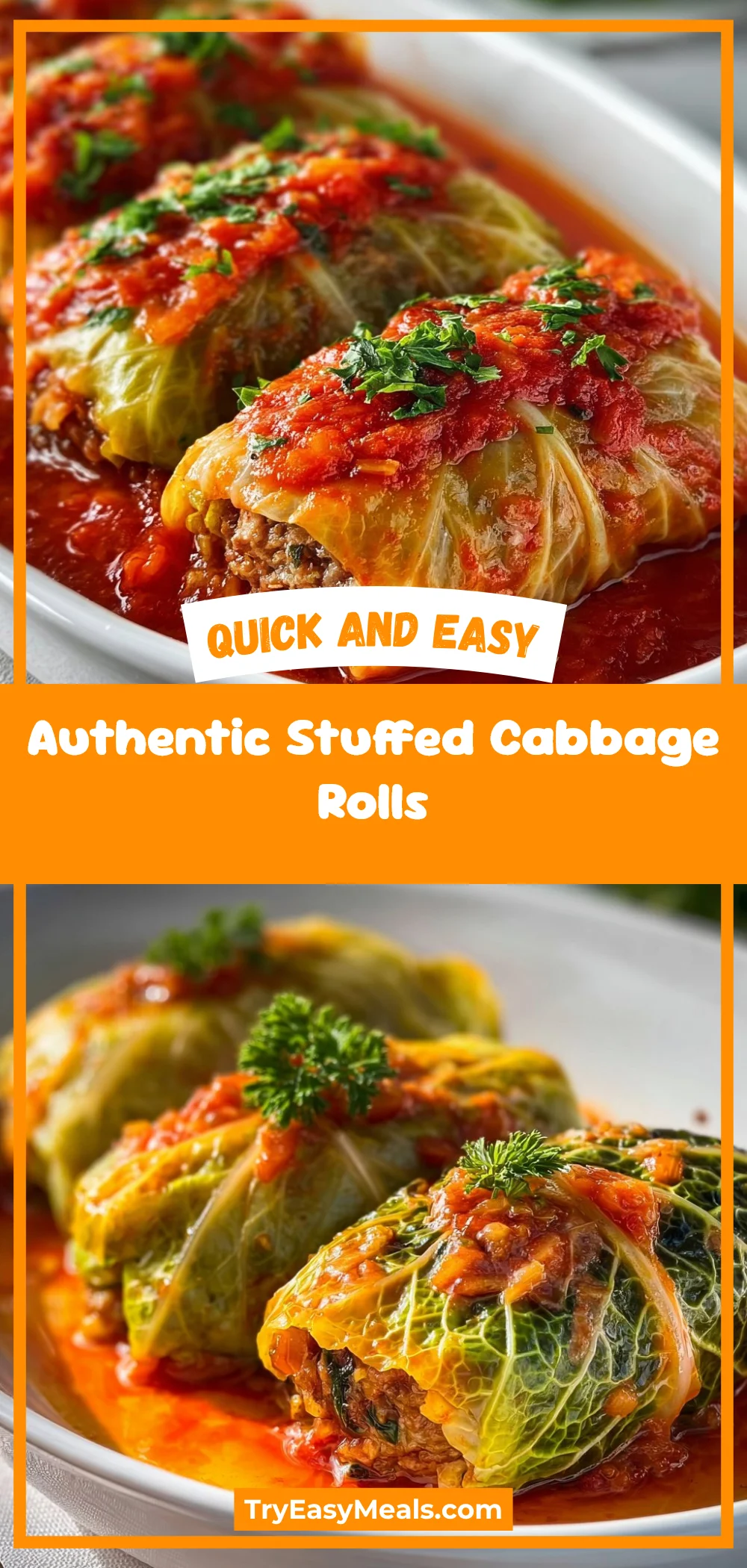 Authentic Stuffed Cabbage Rolls