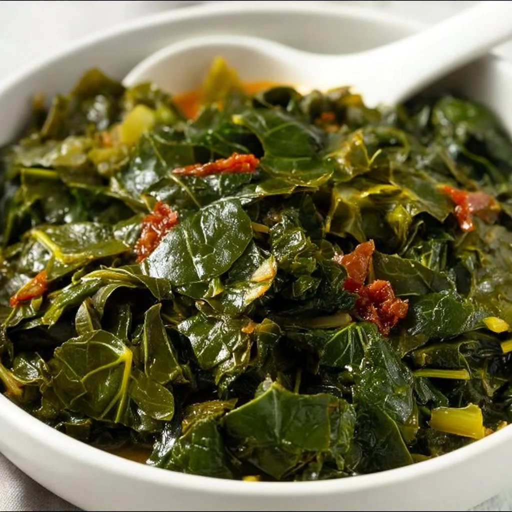 Authentic Vegan Collard Greens
