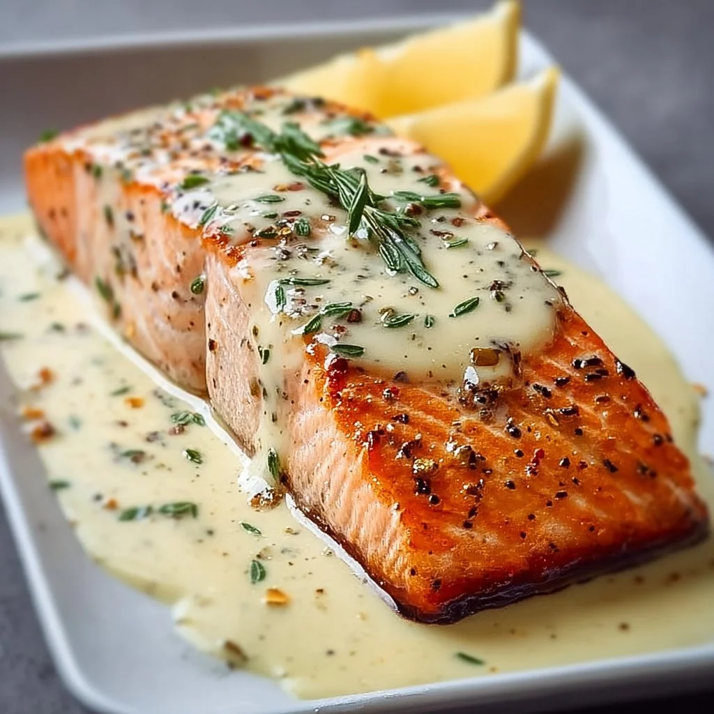Baked Boursin Salmon