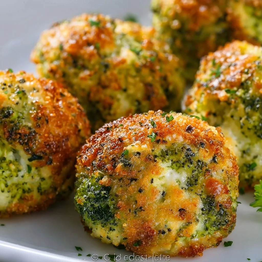 Baked Broccoli Cheese Balls