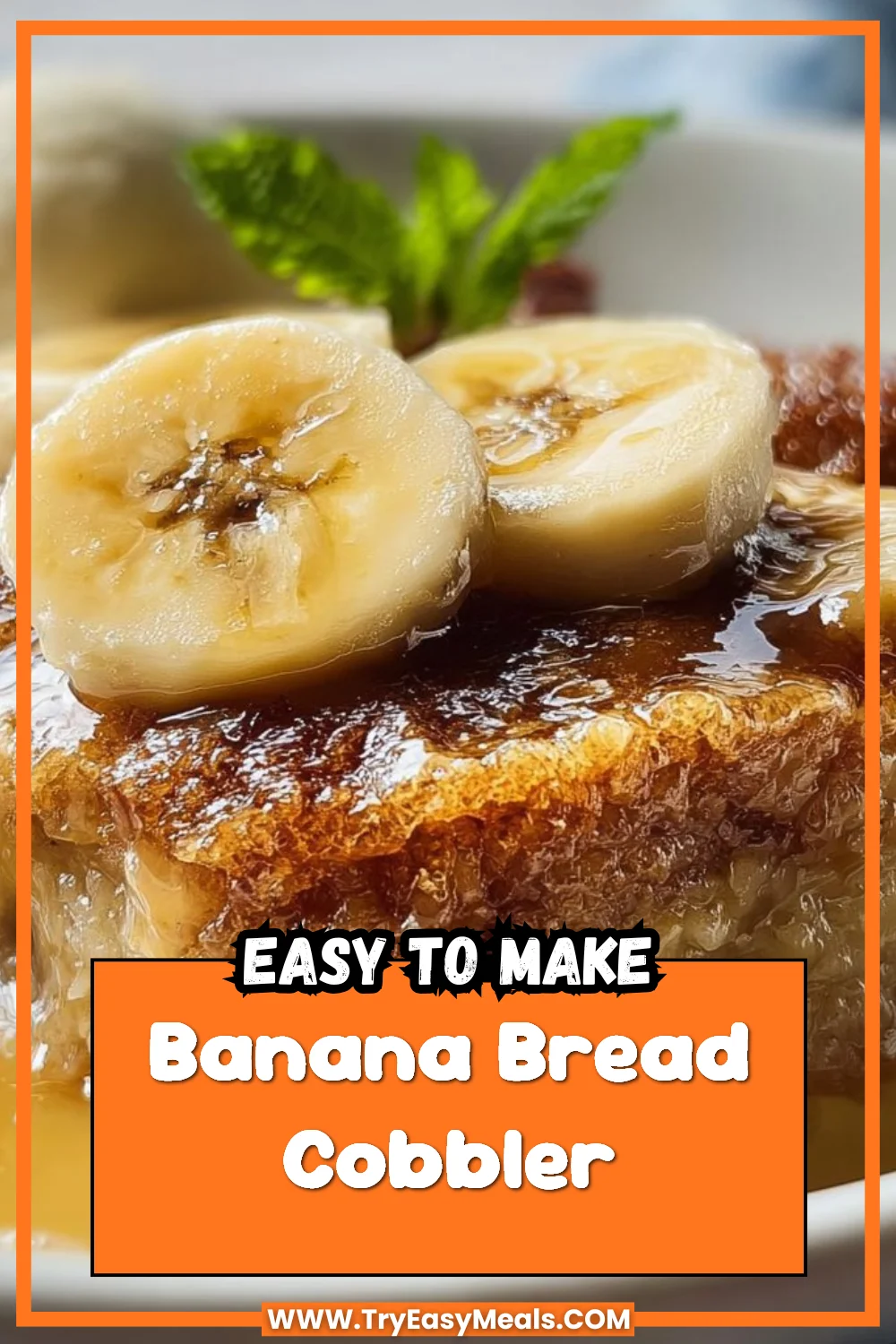 Banana Bread Cobbler