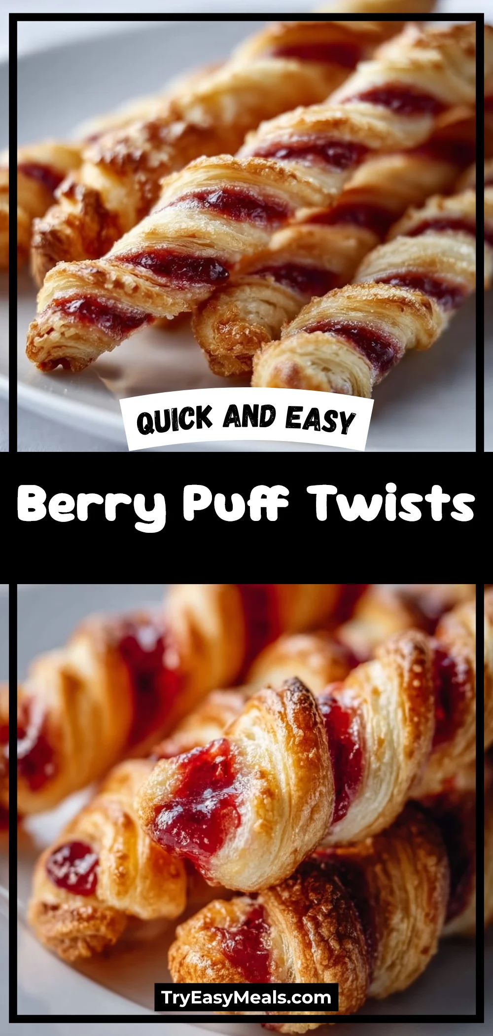 Berry Puff Twists