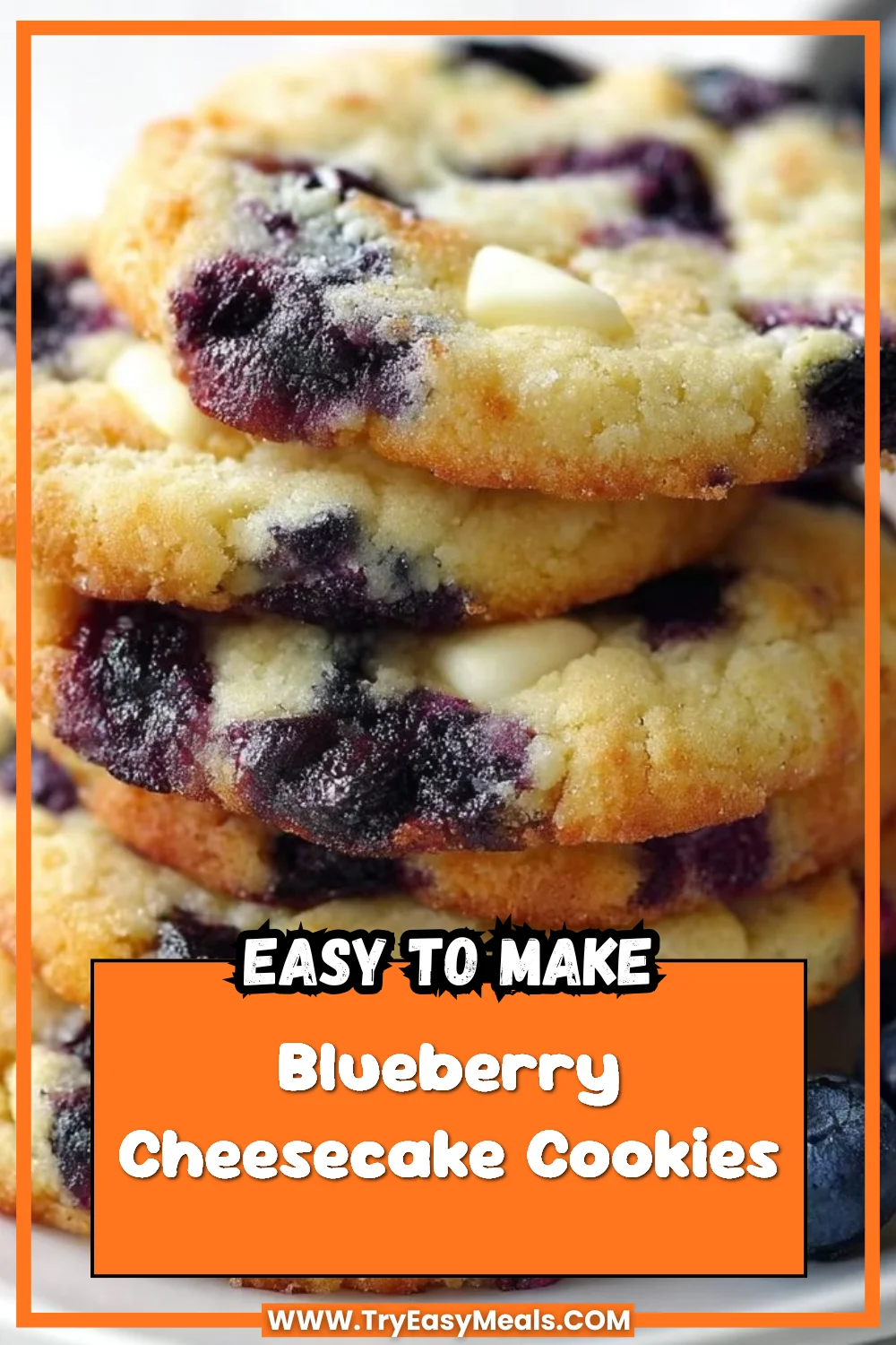 Blueberry Cheesecake Cookies
