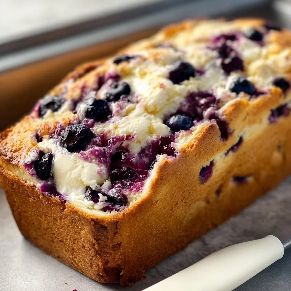 Blueberry Cream Cheese Bread