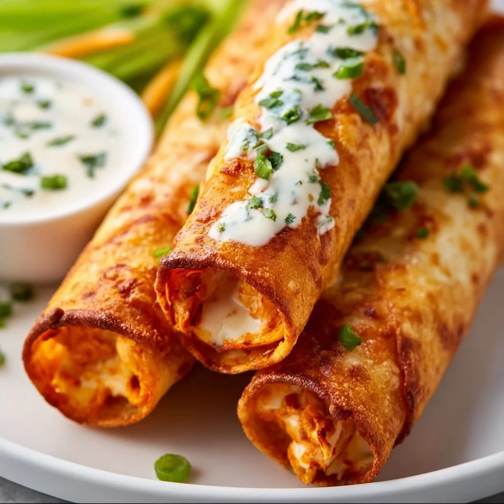 Buffalo Chicken Taquitos