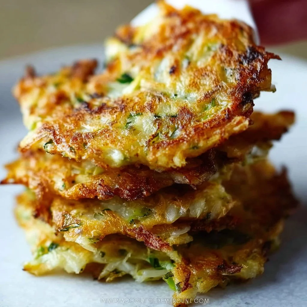 Cabbage fritters, cabbage pancakes, or cabbage patties all have similar ingredients. This cabbage…