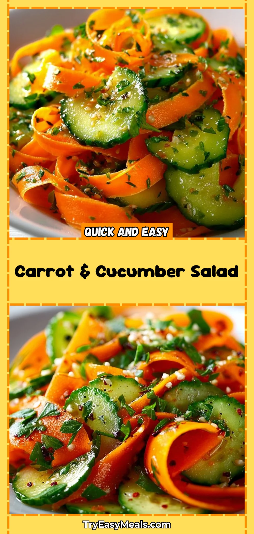 Carrot & Cucumber Salad