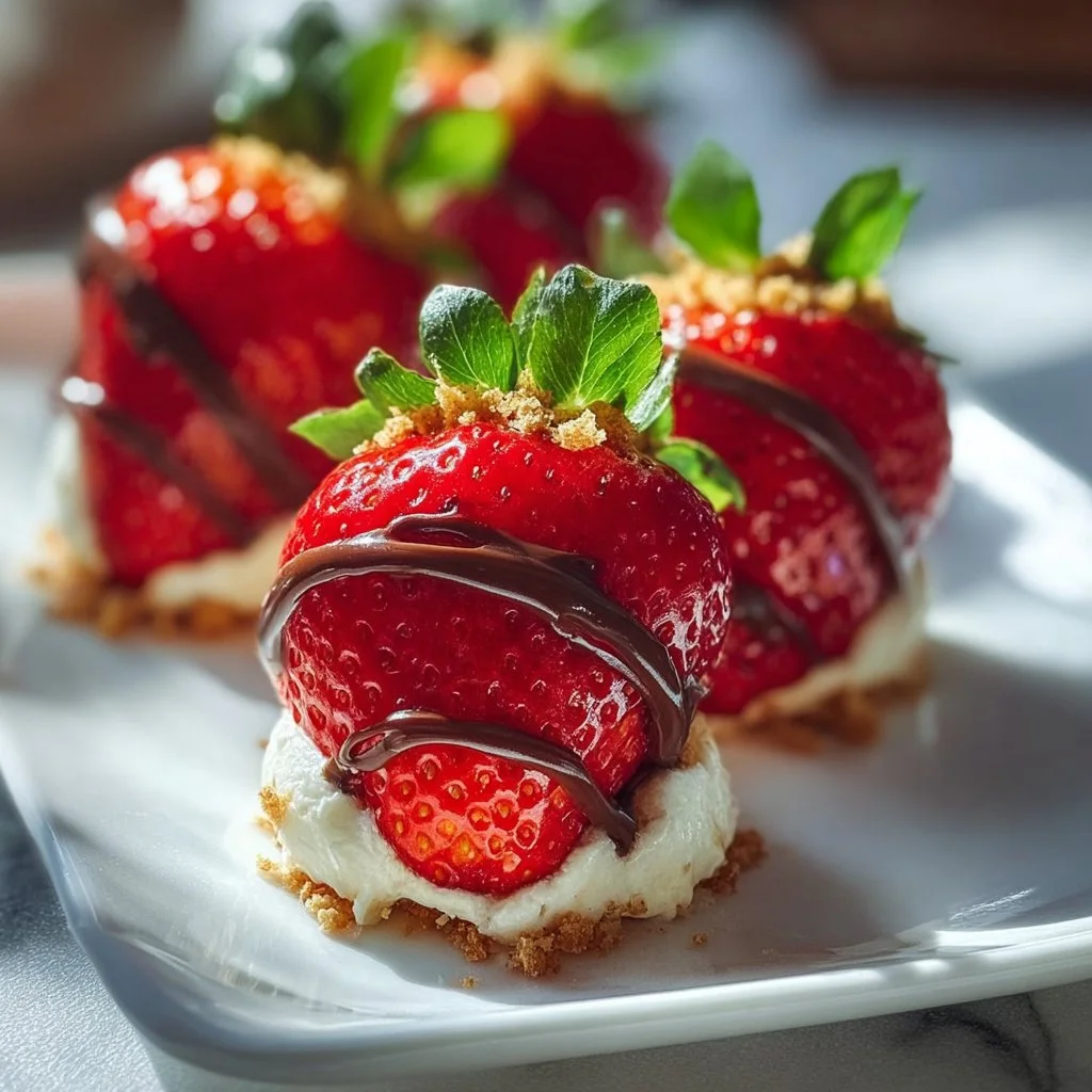 Cheesecake Stuffed Strawberries: A Delectable Dessert Delight