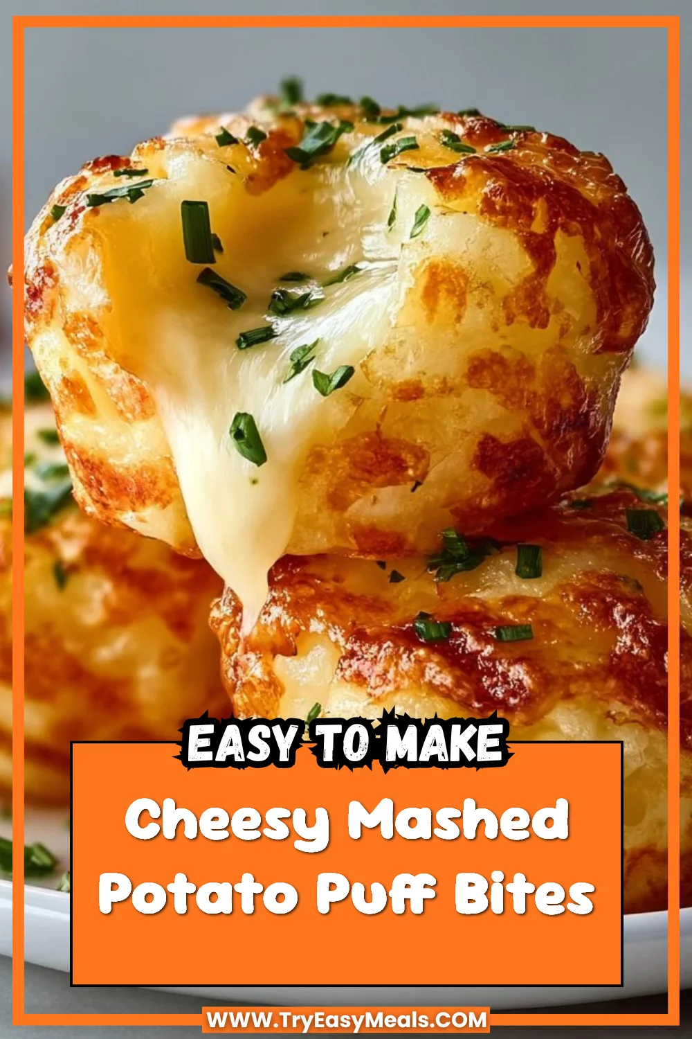 Cheesy Mashed Potato Puff Bites