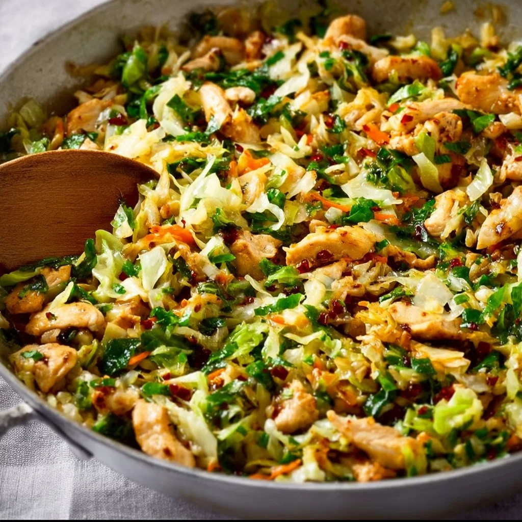 Easy 20-Minute Chicken and Cabbage Skillet