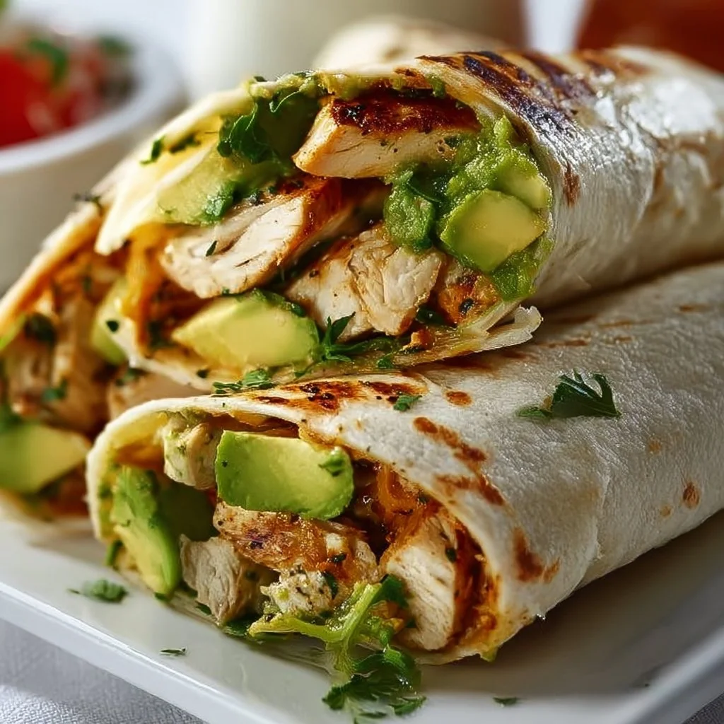 Chicken Avocado Wraps